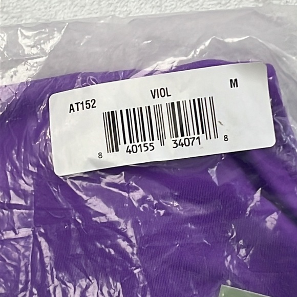 NWT Andie Swim M Purple Violet The‎ Venice High Neck Top Bathing Suit Top - Picture 3 of 14
